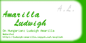amarilla ludwigh business card